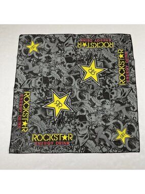 Rockstar Energy Drink Bandana Promotion Skeletons